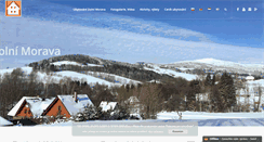 Desktop Screenshot of chalupa-dolni-morava.cz